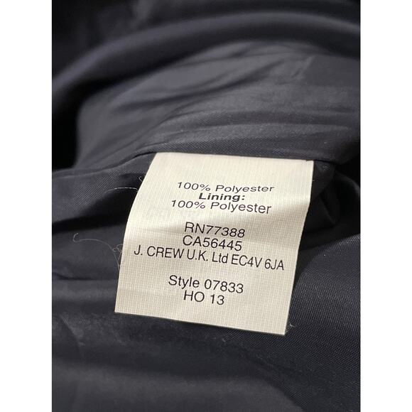 J. Crew Navy and Silver Sequin Skirt Size 2 - Picture 6 of 7